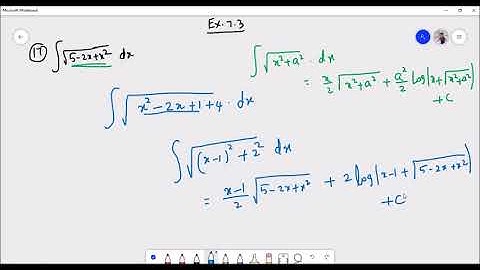 Chapter 7 - Integration Class 12: Exemplar problems (Part 130)