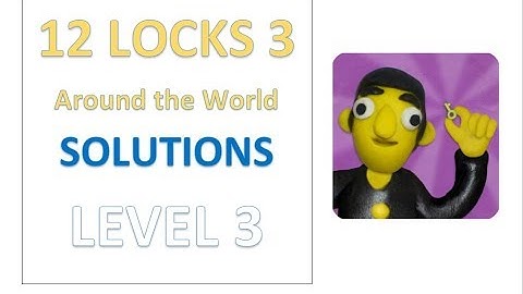 12 LOCKS 3: Around the world | Level 3 | OPENING THE HATCH IN THE OPEN SPACE