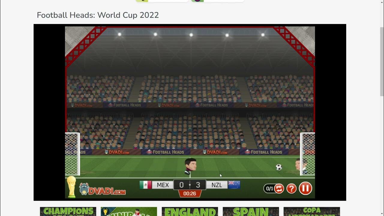 Football Heads World Cup 2022 Oceania YouTube