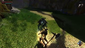 Kingdoms of Amalur. LvL 20 Might/Sorcery build. Normal difficulty.