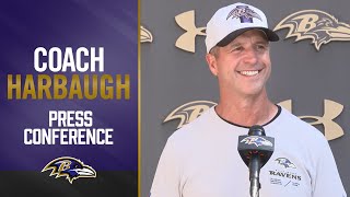 John Harbaugh Makes a Preseason Announcement | Baltimore Ravens