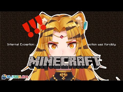 【Minecraft #2】Maung ngambek streaming minecraft, nantangin koneksi internet【NIJISANJI ID】