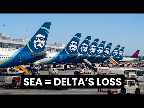 Delta Is Losing Seattle Airport To Alaska Airlines
