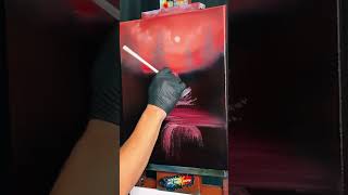 HowToPaint a Waterfall by paintwithjosh bobross shortsviral shortsfeed shortsart artshorts