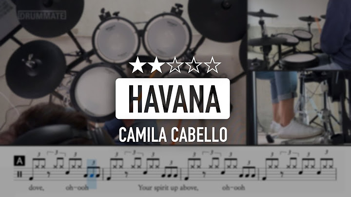 Havana Drums version - Drums performance video thumbnail