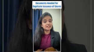 Documents Needed for Issue of Duplicate Share Certificate| #ytshorts #enterslice