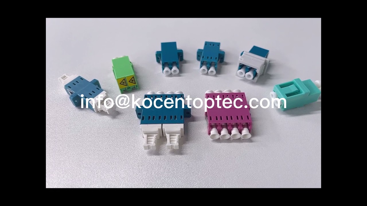 Single mode Multimode OM3 OM4 OM5 simplex duplex quad LC fiber optic adapter