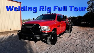 Full welding rig tour of my 2016 Ram 3500 diesel and all equipment that I carry.