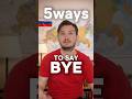 Stop overusing “Досвидания” — it sounds too formal in everyday Russian 👀  Here are natural ways
