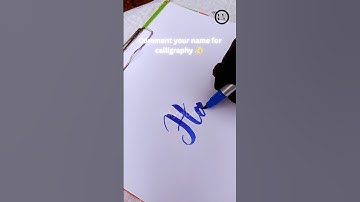 ✨ Hamdan 🌙✨💫🌟 "Beautiful calligraphy of the name Hamdan, full of elegance & creativity 🎨🖋️✨"#shorts