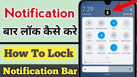 How To Disable On Lock Screen For Notification Drawer - Finally Fix Notification Bar