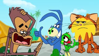 Cartoon Cat For Kids | Cat & keet Vs Monkeys  Funny Animation | New Episode | Cat & Keet