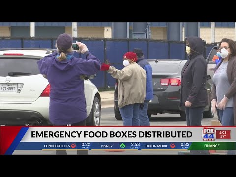 Central Texas Food Bank hosts emergency food distribution event