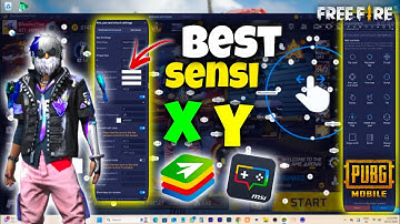 Best SECRET X And Y Sensitivity Settings For No Recoil X&Y Free Fire PC | Bluestacks 5 | Msi 5