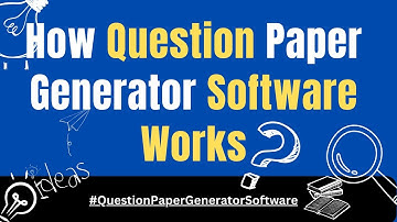 How Exam Generator software works?
