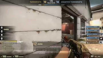 CS:GO (Global Elite) Insane 5hs 1v5 clutch with 15 bullets