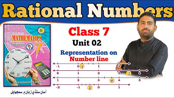 Representing Rational Numbers on Number Line | Class Seven Math | Sindh Text Book Board