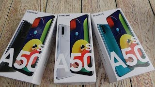 Samsung Galaxy A50s colors unboxing | camera test, fingerprint test, face unlock