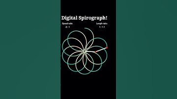Digital Spirograph Art 15 | Geometric Art