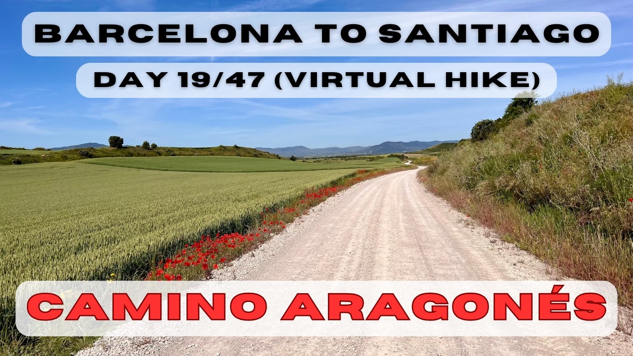 Day 19: Barcelona to Santiago - Undués de Lerda to Sangüesa (Camino Catalan, Aragones, Frances; 4k)