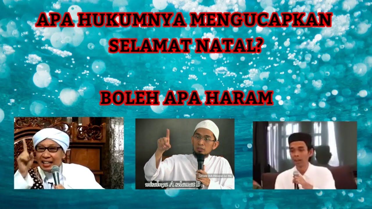 Ustadz Adi Hidayat Dan Natal - The Romp Family 30 Trend ...