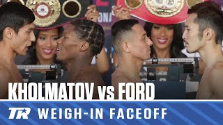 Otabek Kholmatov & Raymond Ford's FINAL FACE-OFF | WEIGH-IN HIGHLIGHTS
