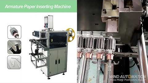 Paper Inserting Machine Armature Insulation Paper Inserter