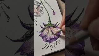 🌸 Turning a Flower Girl Sketch into a Realistic Colored Pencil Masterpiece ✨