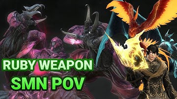 [FFXIV 5.2] Cinder Drift (Extreme) Clear SMN POV 021820