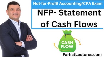Not For Profit Statement of Cash Flows. CPA Exam FAR.