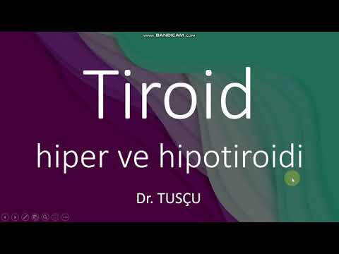 TUS | Dahiliye | Tiroid (hipertiroidi, hipotiroidi) konu anlatımı