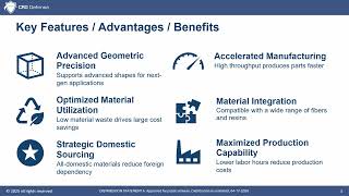 CRG Defense's Navy STP Tech Talk on Rapid, Randomly Oriented SiC/SiC Composites