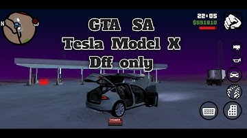 Tesla Model X Mod DFF only | GTA San Andreas | GTASA Mod |