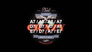 Guitar Backing Track - Misery Blues