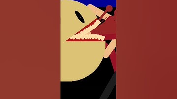 Pac man #animation #pacman #horror #sticknodes