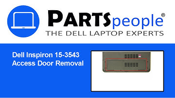 Dell Inspiron 15-3543 (P40F002) Access Door How-To Video Tutorial