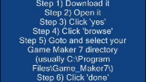 Game Maker 7 Pro Tutorial