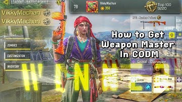 Get Weapon Master in COD Mobile Without Wasting Time