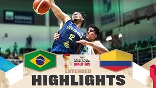Brazil 🇧🇷 v Colombia 🇨🇴 | Extended Highlights | FIBA Basketball World Cup 2027 Americas Qualifiers