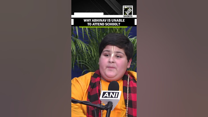 Why Abhinav Arora is unable to attend school?
