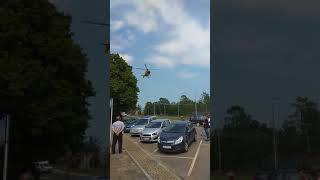 Kluczbork 23.05.2018. Akcja ratunkowa. Helikopter