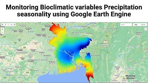 Monitoring Bioclimatic variables Precipitation seasonality using Google Earth Engine || GEE