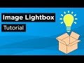 Tutoriel lightbox pour images simples