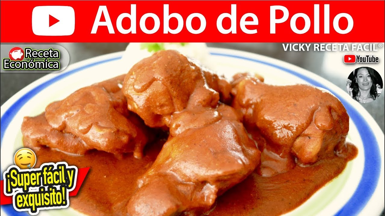 ADOBO DE POLLO | #VickyRecetaFacil