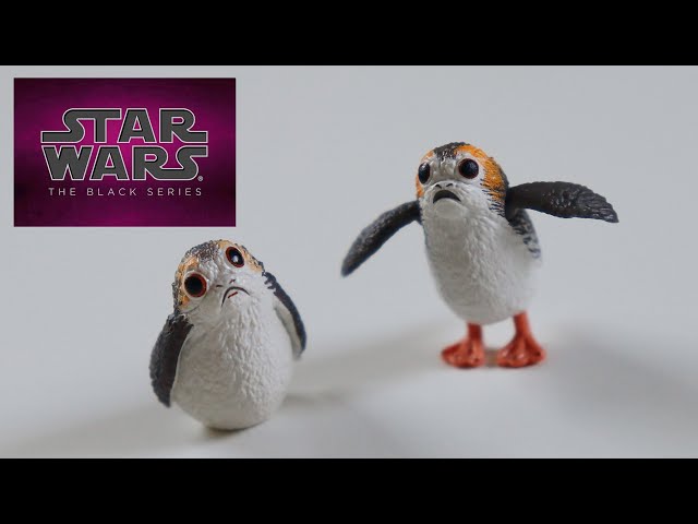 Star Wars: Black Series (2017) - Porgs Figure Unboxing / Review