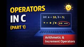 Operators in C (Part 1) | Arithmetic & Increment Operators Explained