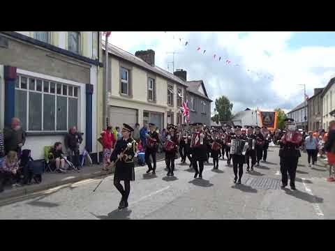 Ballinamallard accordion band (5) 12/7/23 YouTube