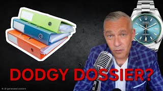 Paul Thorpe And Abathur Must Produce The Dodgy Dossier To The Police