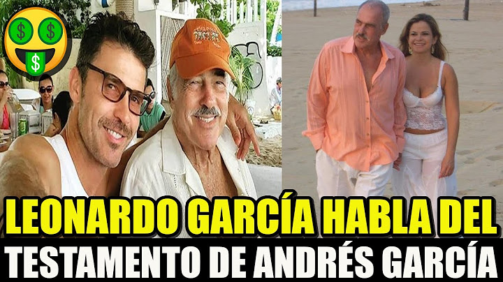 Herencia de Andrés García: Leonardo  habla por primera vez del testamento, advierte que impugnarán😱