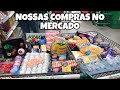 NOSSA PRIMEIRA COMPRA NO MERCADO *GASTAMOS MUITO* | Beatriz Eiras